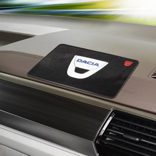 1PCS Car Non-Slip Mat Auto Dashboard Phone Anti-Slip Mat For Dacia Duster Logan Sandero Lodgy MCV Stepway Car Stying Accessories
