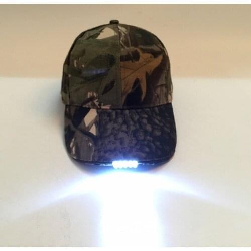 1 Pcs LED Lamp Cap Climbing Cap Tennis Golf Running Cap Criss Cross Cap Baseball Cap Flashlight Men Women Battery Powered Hat