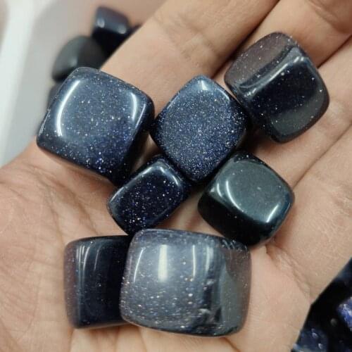 BLUE SANDSTONE GEMSTONE SQUARE CUBE