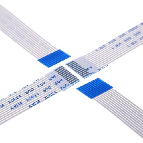 100pcs FPC FFC Flexible Flat Cable 11 PIN 1.0 mm pitch Step Same Contact Sides Length 570 mm ZIF Type A