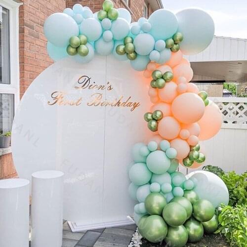 121Pcs Birthday Party Balloons Arch Garland Chrome Gold Confetti Balloon Baby Shower Wedding Party Decorations Globos