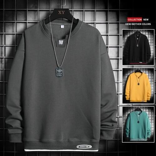 2021 Hoodies Sweatshirt Mens Black White Hip Hop Punk Pullover Streetwear Casual Fashion Clothes Mens Oversized Korean Harajuku