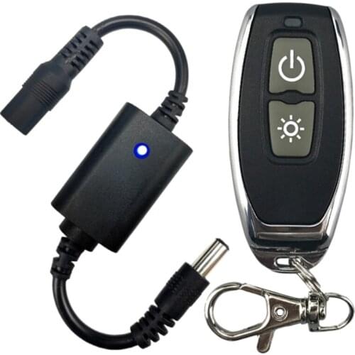 Wireless Remote Control Switch 433Mhz Relay RF 3.7-12V DC Power Adapter Connector Plug Controller Receiver Transmitter