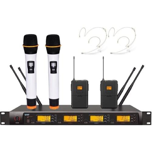 Bolymic OEM Professional PLL Wireless Entertainment UHF Collar Headset Handheld Microphone out-door