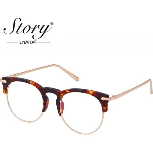 STORY Brand Design Eyewear Frames Eye Glasses For Women Men Male Eyeglasses Mirror Ladies Eyeglass Sports Plain Spectacle Frame