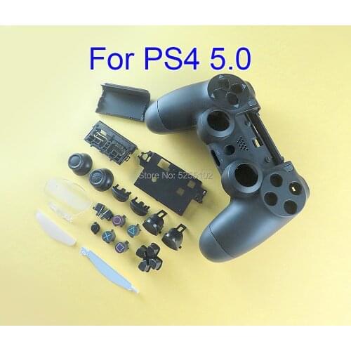 12pcs/sets Full Shell Case Housing For PS4 Version 5.0 JDS-050 JDS 055 050 full shell Controller Replacement Parts Joystick
