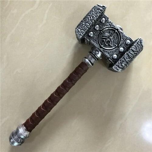 1:1 Orc Cosplay Destroy Hammer Figure Model 54cm Hammer Weapon Game Role Playing Safety PU Material Costume Kids Gift