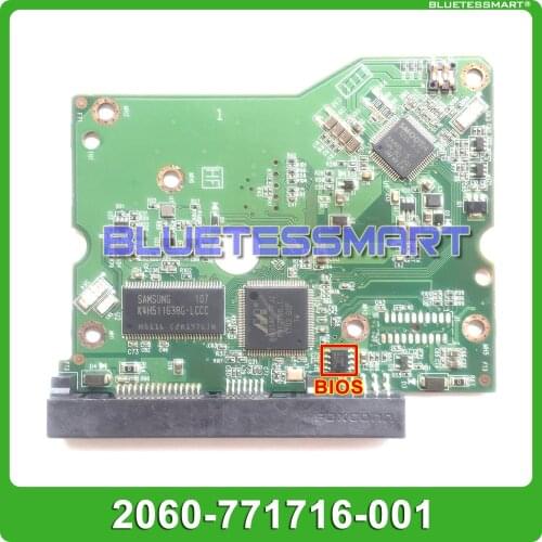 HDD PCB logic board 2060-771716-001 REV A for WD 3.5 SATA hard drive repair data recovery