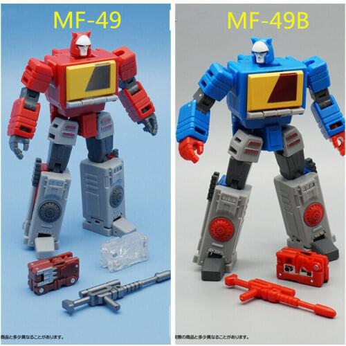 NEW MFT Transformation MF49 MF-49 MF-49B Blaster Emitter Recorder Mode Pocket War Mini Action Figure Robot Toys With Box