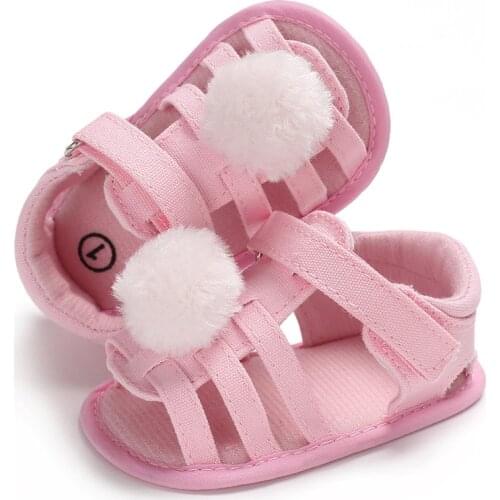 Summer Princess First Walkers Baby Girls Shoes Flower Ball Print Soft Sole Prewalkes Kids Footwear Newborn 3styles Toddler Shoes