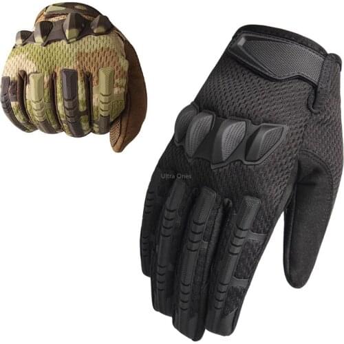 Tactical Military Gloves Hiking Cycling Hunting Shooting Cs Combat Riding Gloves Full Finger Touch Screen Climbing Fishing Glove