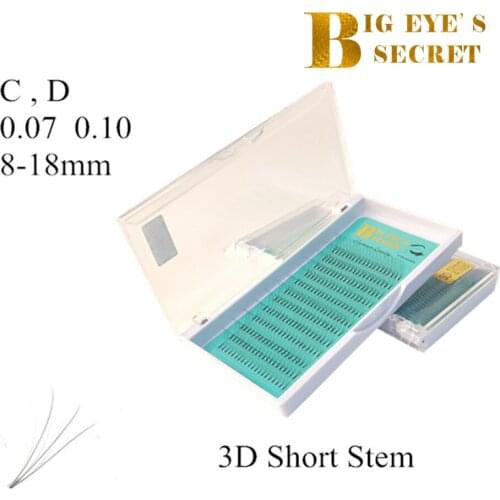 Big eyes secret Luxury Lashes Faux Mink Pre Made Volume fans Premade Russian Volume Premade Fans Eyelash Extension