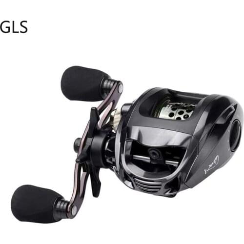 2021New 5.5KG Max Drag Baitcasting Fishing Reel 6.3:1Gear Ratio Lightweight Right/Left Handed 12+1BB Fishing Wheel