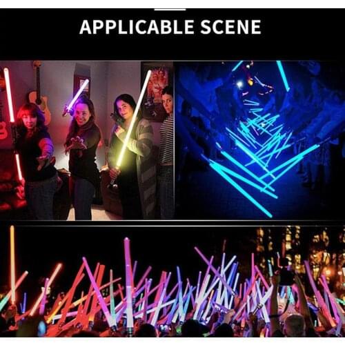 Lightsaber Luminous Toy Sword Sword Seven-color Telescopic Sound For Kids Sword Lightsaber Simulation Toys N4T9
