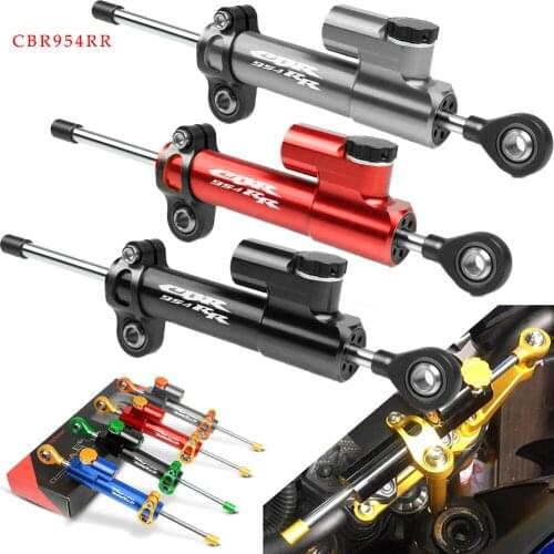 For HONDA CBR954RR CBR954 RR CBR 954 RR 2002-2003 Universal Aluminum Motorcycle Damper Steering Stabilize Safety Control
