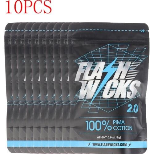 High-Quality 100% Cotton Bacon Electronic Cigarette Machine Cotton Flask Wicks Lightning Cotton 2.0 Oil Guide Cotton