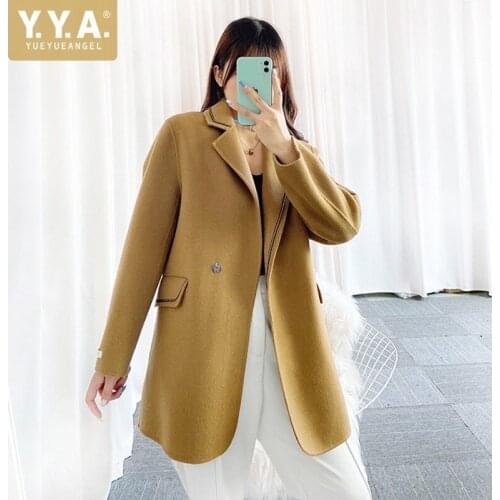 Женские элегантные пальто YueYueAngel China At AliExpress