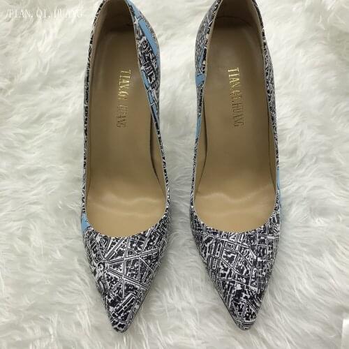 New Styles Pumps Women Fashion Design High Heels Shoes High Quality Genuine leather Casual Shoes Woman Brand TIAN.QI.HUANG