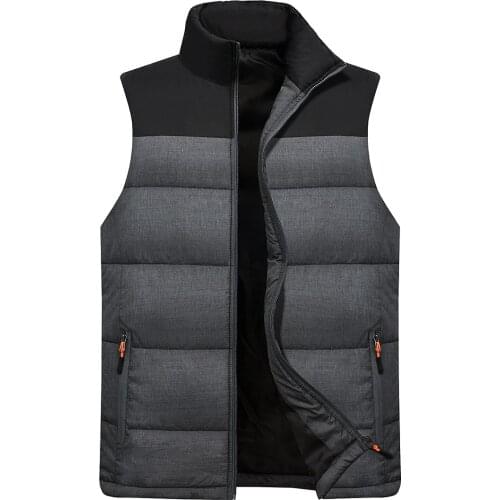 Big Size 5XL New Mens Vest Jackets Sleeveless Vest Winter Mens Warm Vest Homme Casual Thicken Waistcoat Chalecos Para Hombre