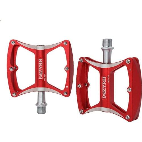 2PC Bicycle Pedal Aluminum Alloy Mountain Bike Road Bike 3 Bearing Riding Universal Foot cycling pedals MTB cleat pedal platform