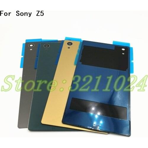 5.2 inches For Sony Xperia Z5 E6603 E6633 E6653 E6683 Rear Back Glass Battery Cover Door Housing With Logo+NFC