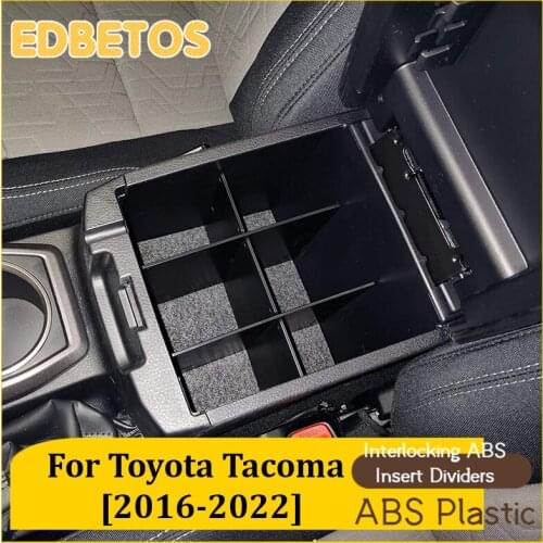 Car Glove Storage Box For Toyota Tacoma 2016 2017 2018 2019 2020 3rd gen Interior Accessories Car Co-Pilot Storage Cosmetic Box