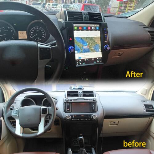 12.1inch Android Smart Screen CARPLAY Stereo For Toyota Prado 2014 - 2017 GPS Navigation Car Radio Multimedia Video Player 2 Din