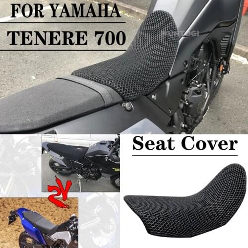 Motorcycle Seat Cushion Cover For YAMAHA TENERE 700 T7 T700 Tenere 700 2020 Seat Cushion Protecting Cover Seat Anti-Slip Cover