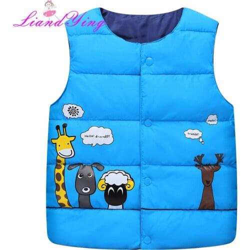 Children Warm Fashion Winter Spring Wasitcoats Boy Girl Autumn Outerwears Winter Vest For Boys Girls Baby Kids Clothing