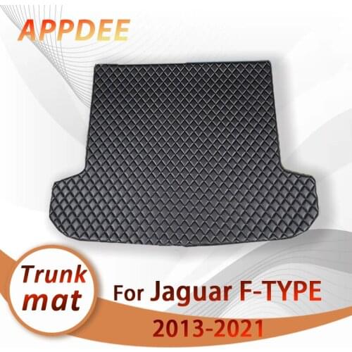 APPDEE Car trunk mat for Jaguar F-TYPE 2013 2014 2015 2016 2017 2018 2019 cargo liner carpet interior accessories cover