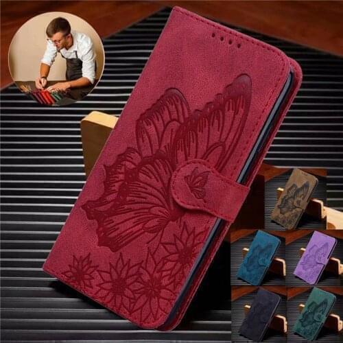 Butterfly Leather Phone Case For Samsung Galaxy A02s A025 on For A02 EU A022 Card Holder Hasp Wallet Bag Flip Cover Etui