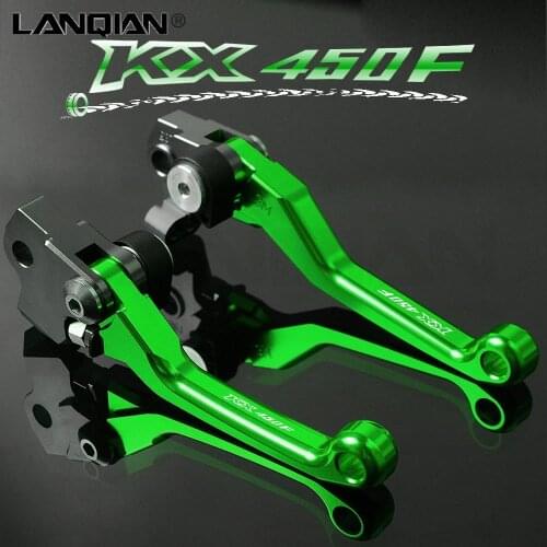 Motorcycle Accessories Dirt Pit Bike Motocross Pivot Brake Clutch Levers For Kawasaki KX450F KX 450F 2006-2018 2015 2016 2017