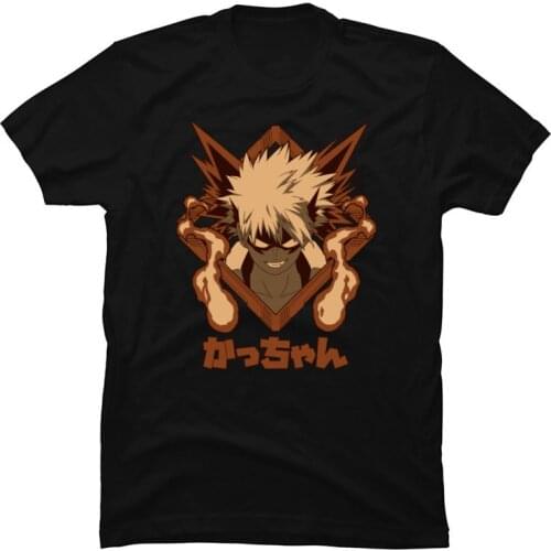 Bakugo My Hero Academia Mens Anime Tshirts Midoriya Izuku Plus Ultra Boku No Hero Academia Funny Women Men T Shirt New