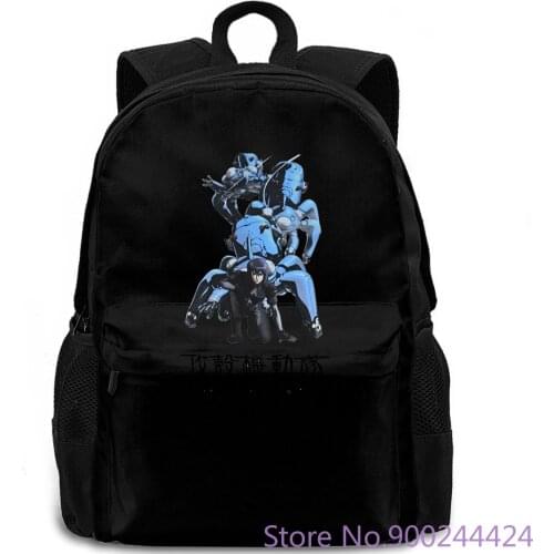 GE Anime GHOST IN THE Shell Independent Complex Mens Motoko Kusanagi Tachikoma Printed Men Clothes backpack