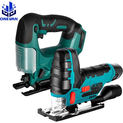 New 12V/21V Cordless Jig Saw Woodworking Cutting Machine Handheld Woodworking Electric Saw Portable Multi-Function Power Tool