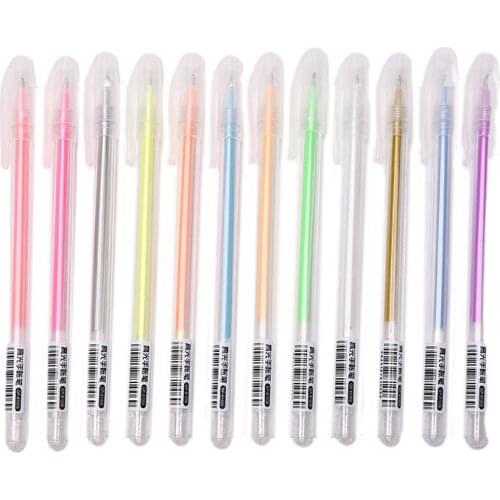New Arrival 2021 Art Marker Pen Ballpoint 0.6mm Drawing Highlight Liner Pens Stationery Gift Office School 9/10/12pcs