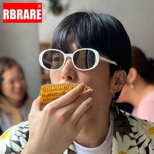 RBRARE Oval Vintage Sunglasses Women Luxury Brand Designer Sunglasses Women Retro Sun Glasses for Men Lunette De Soleil Femme