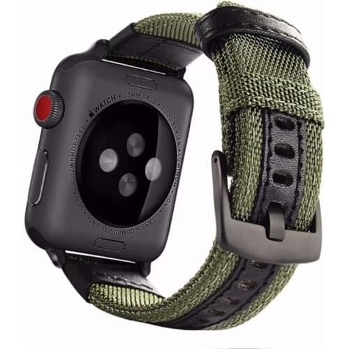 Sport Loop Band Strap For Apple Watch 4 5 iWatch 40mm 44mm Wrist Bracelet Belt Woven Nylon Watchband+Adjustable Hook Clasp