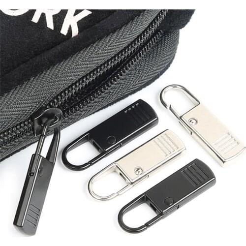 Detachable zipper head accessories, universal zipper lock head, replacement clothes bag slider, repair zipper buckle pendant