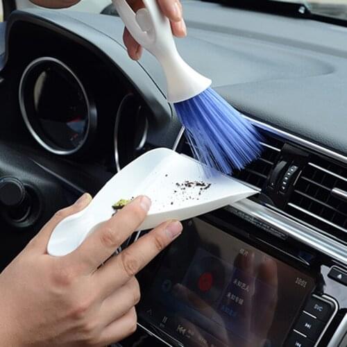 Car Air Vent Slit Cleaner Brush Dusting Blinds Keyboard Cleaning Brushes Cleaner for Nissan Teana X-Trail Qashqai Livina Sylphy