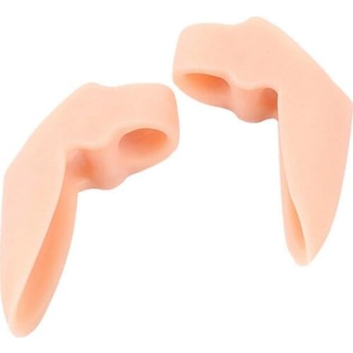 200pcs/100 pairs Bunion Corrector Silicone Hallux Valgus Corrector Gel Toe Protector Separators Big Thumb Bone Braces Supports