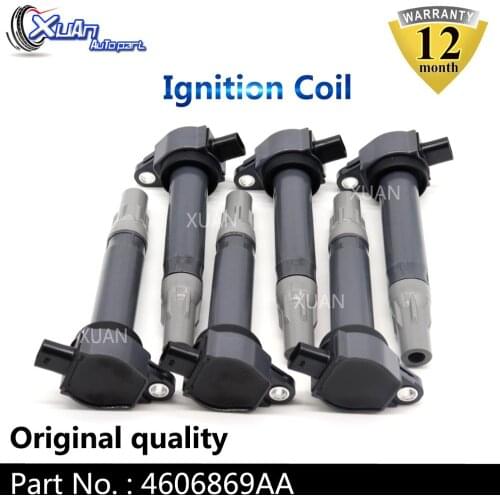 XUAN High Quality Car Ignition Coil 4606869AA For Chrysler Pacifica Sebring Town & Country 300 2.7L 3.5L 4.0L V6 610-00108