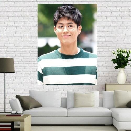 New Arrive Custom Park Bo Gum Canvas Silk Poster for Home Decor Custom Print painting Art Picture 1 pcs custom