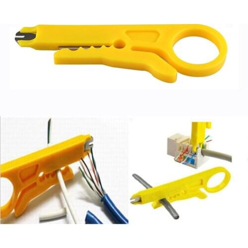 2pcs RJ45 Multitool Cat5 Punch Down Network UTP LAN Cable Wire Cutter Stripper Crimping Wire Cutters Pliers Workpro Tool