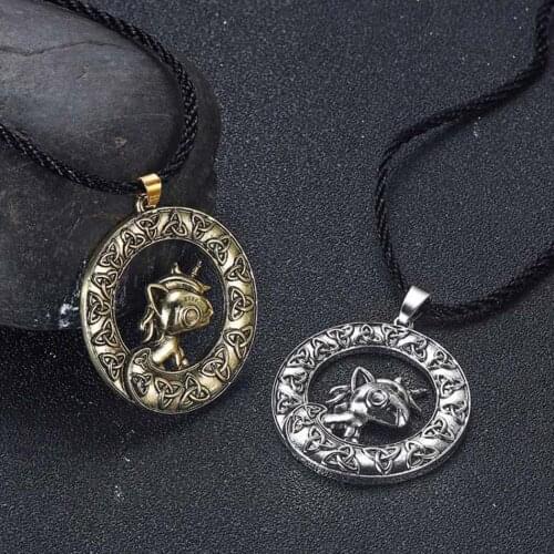 2021 Chandle For Cory - Luna Unicorn Pendant necklace Gift For Friend
