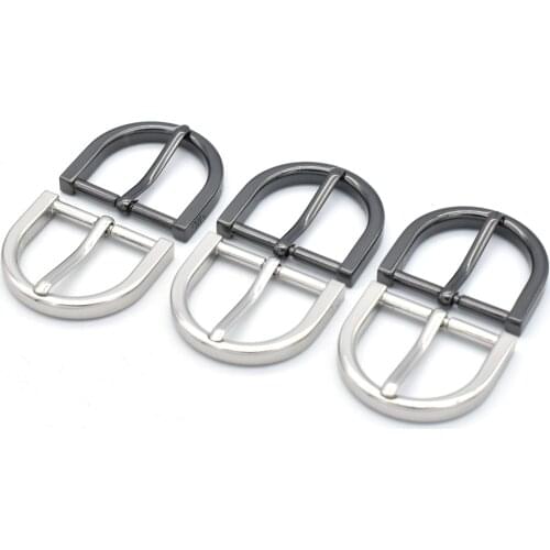25mm Silver Pin buckle belt buckle Handbag Purse Bag Making Center Bar Buckle Single Prong Strap Metal Buckles 8pcs