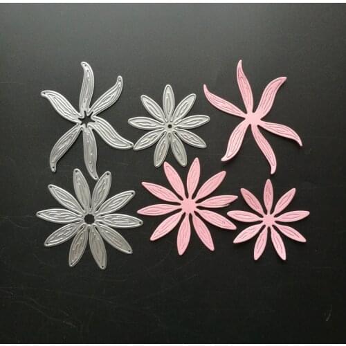 3pcs Metal flowers Cutting Dies Stencils for DIY Scrapbooking/photo album Decorative Embossing DIY Paper Cards