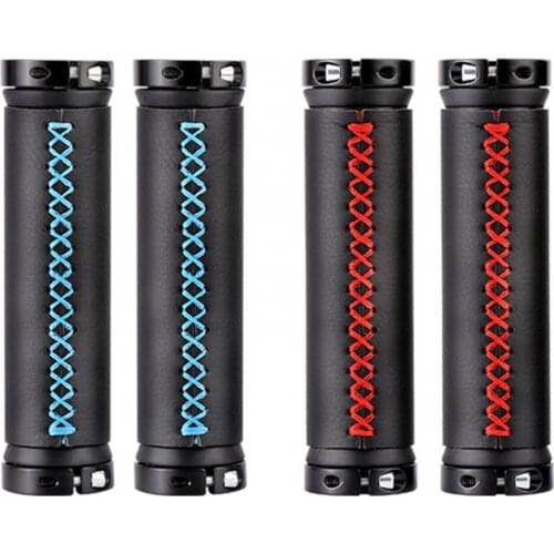 60%HOT 2Pcs Anti-Slip Faux Leather Handlebar Mountain Road Bike Bicycle Grip Cover