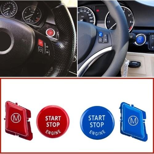 Car Accessories Steering Wheel M alphabet Mode & START Stop Engine Button For BMW 3 Series E90 E92 E93 M3 2007-2013 replacement