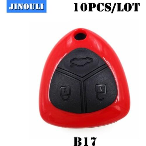 Free shipping (10pcs/lot)B17 KD remote 3 Button B series Key with Red colour for URG200 KD900 remote master